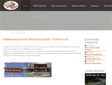 Tablet Screenshot of mcc-tuerkheim.de